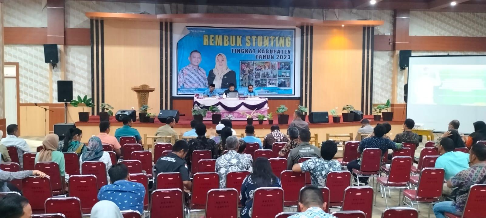 Prevalensi Stunting Tertinggi ke- 4 di Maluku Utara, Pemda Morotai Rapat Rembuk Stunting
