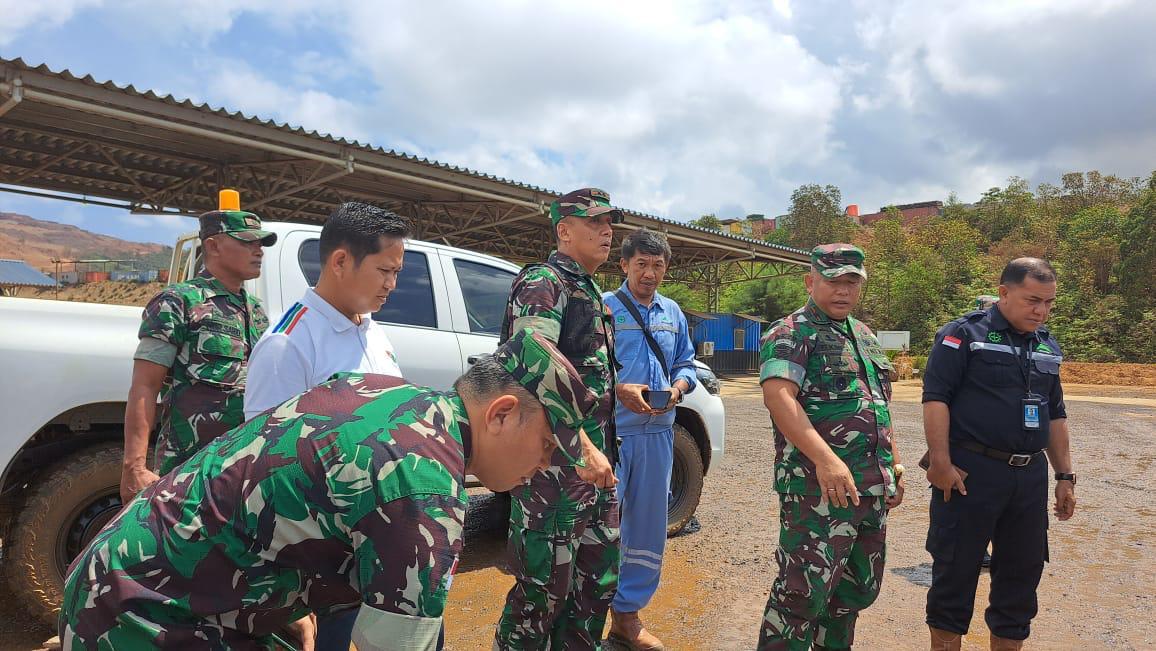 Danrem 152 Baabullah Ternate Kunjungi Perusahan Tambang di Halmahera Selatan