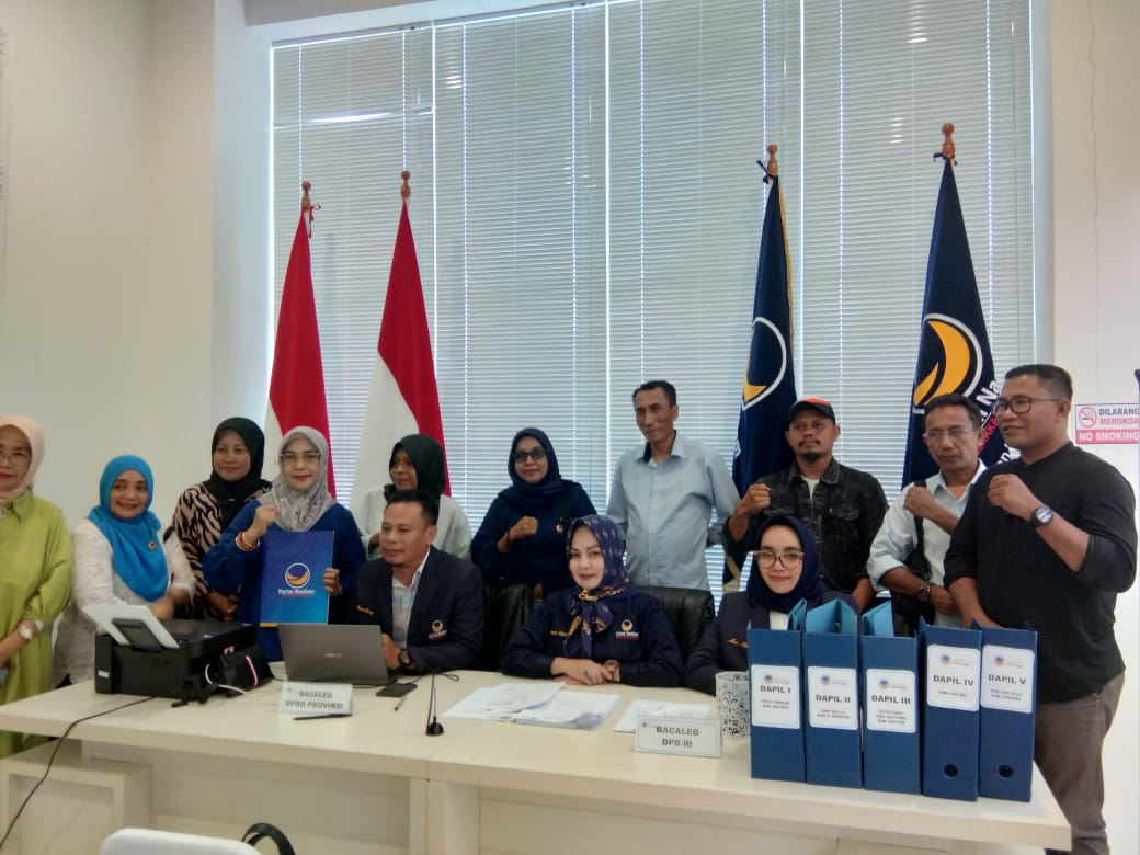 NasDem Maluku Utara Memanggil, 5 Kader Resmi Mendaftar Bertarung Lagi Sebagai Legislator 2024