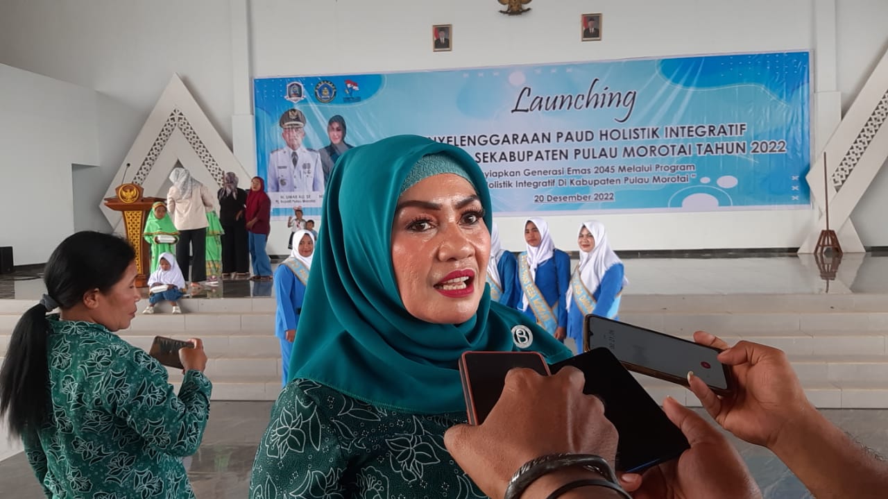 Nurlela Umar Ali Minta PAUD di Morotai Berkolaborasi dengan Puskesmas untuk Gizi Anak