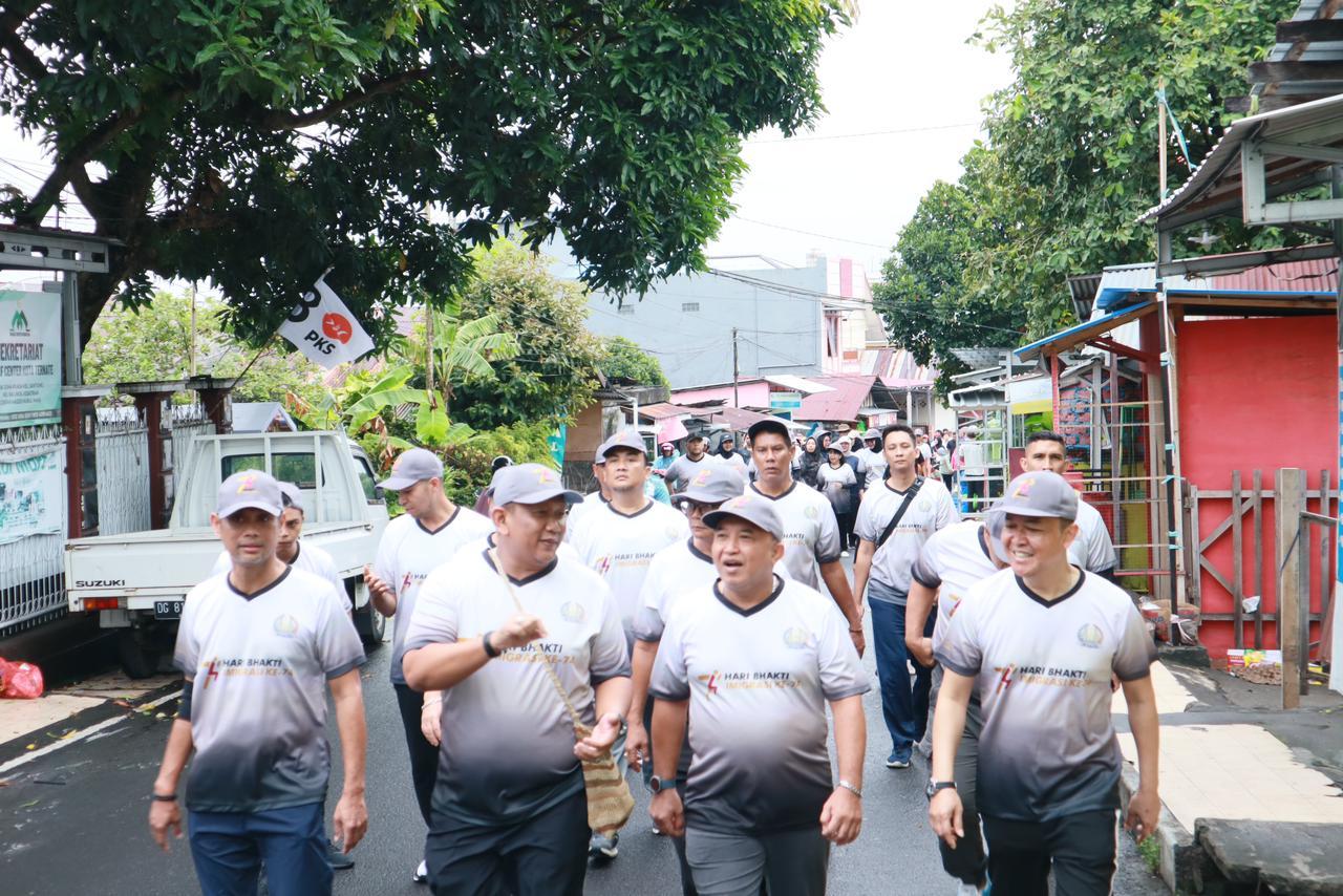 Libatkan UMKM, Imigrasi Ternate Adakan Funwalk Bersama Sambut Hari Bhakti Imigrasi ke 74