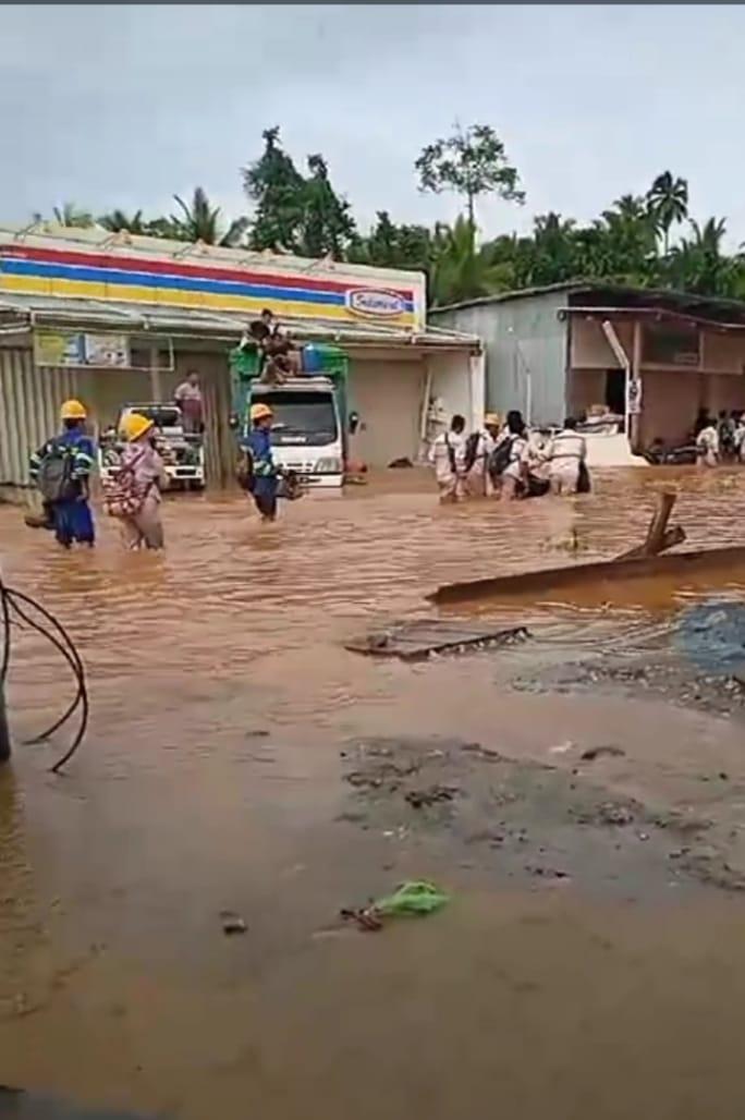 Akibat Hujan Deras, Rumah Warga di Halmahera Tengah Maluku Utara Terendam Banjir