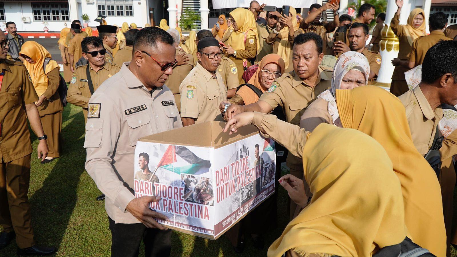 Pemkot Tidore Kumpulkan Donasi untuk Palestina, Hanya 10 menit Sudah Terkumpul Ratusan Juta