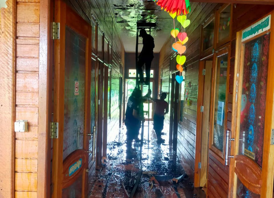 Bangunan PAUD di Ternate Terbakar, Tak ada Korban Jiwa