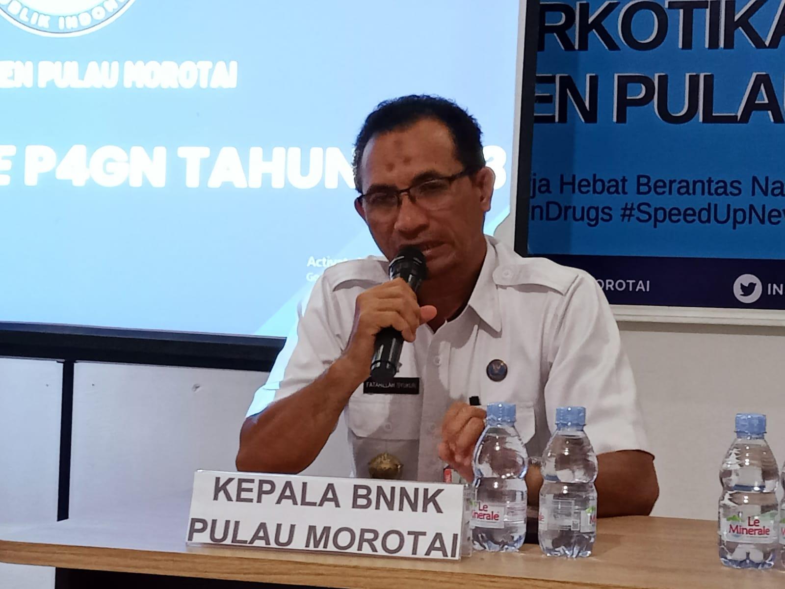 Berikut Capaian Kinerja BNNK Pulau Morotai Sepanjang Tahun 2023
