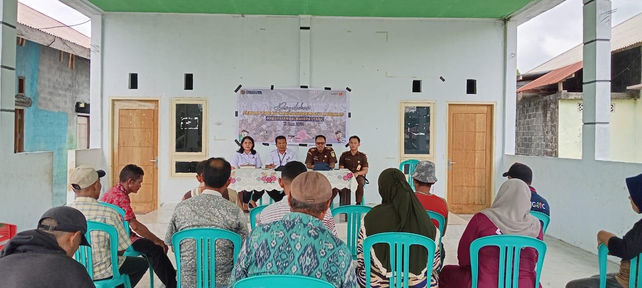 Kades Gorua Halmahera Utara Malut Beberkan Pembuatan Prona, Warga Wajib Tau Ada Biayanya