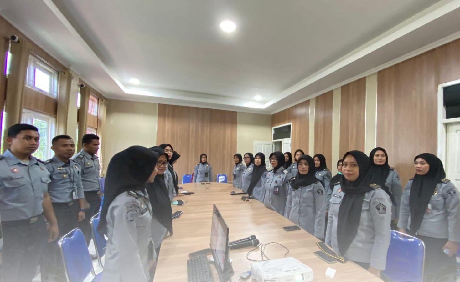 Lapas Perempuan Kelas III Ternate Apel Siaga Pengamanan Lebaran 2024