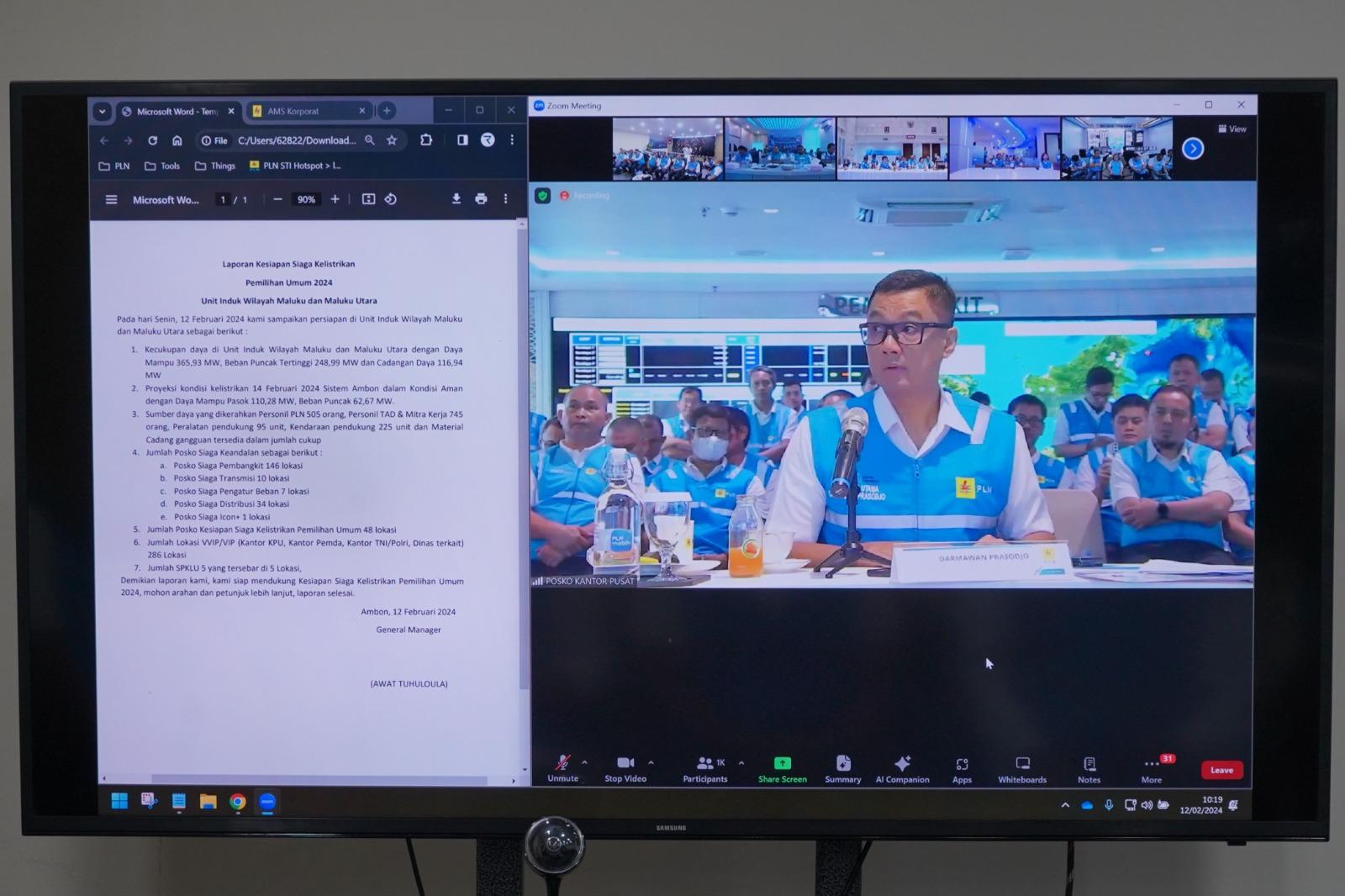 Komitmen Listrik Andal Selama Pemilu 2024, PLN UIW MMU Siagakan 48 Posko dengan Ribuan Personel - Arahan-Dirut-PT-PLN-Persero-Darmawan-Prasodjo.jpg