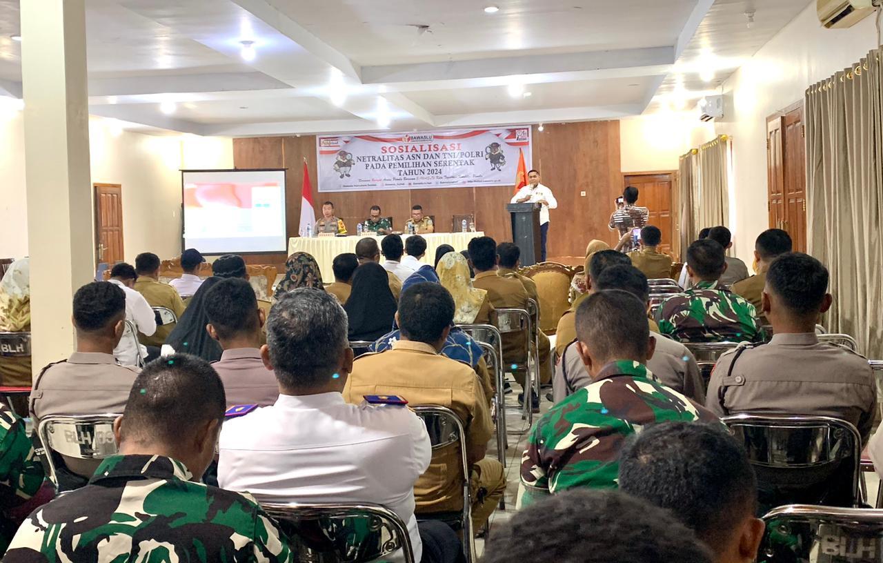 Bawaslu Halmahera Selatan Maluku Utara Sosialisasi Netralitas ASN Jelang Pilkada 2024