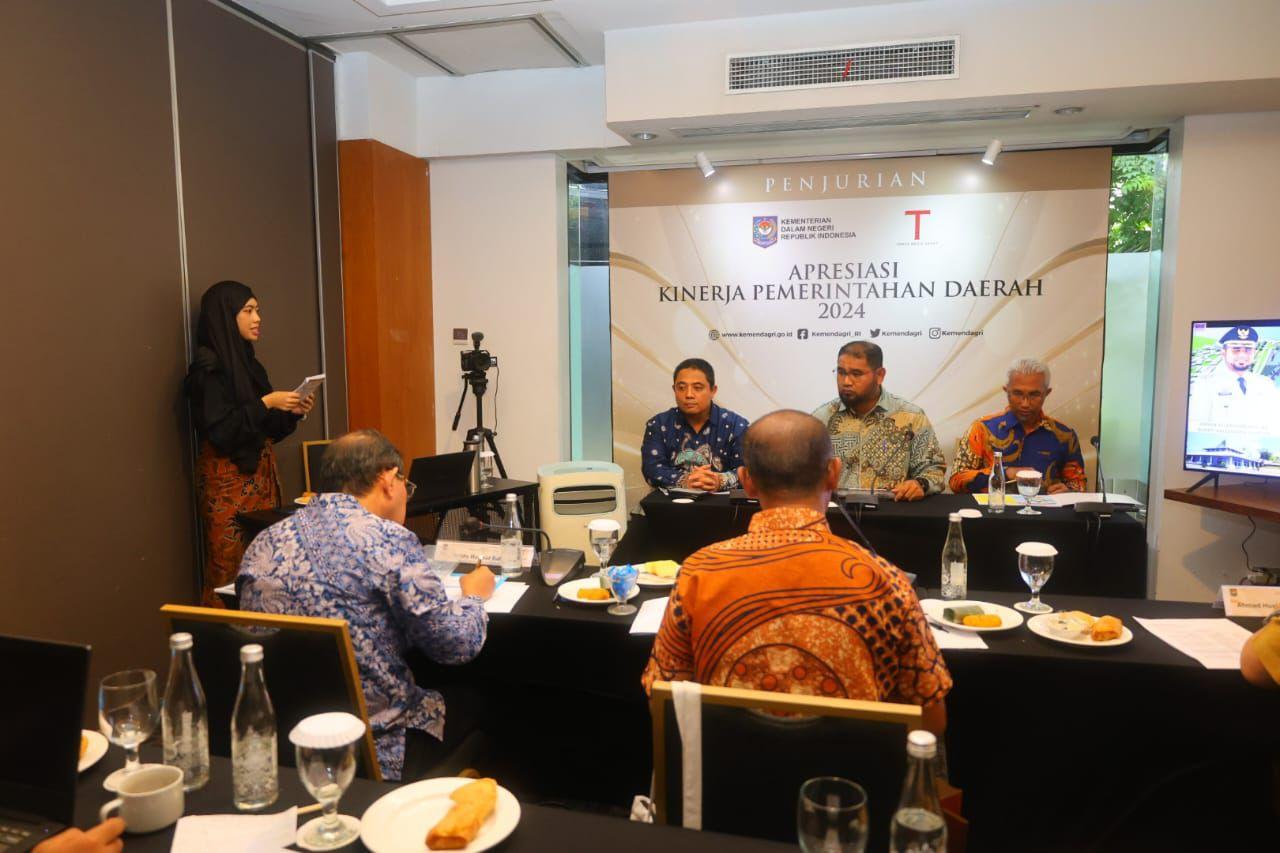 Bassam Kasuba Paparkan Capaian Pemkab Halmahera Selatan di Kemendagri