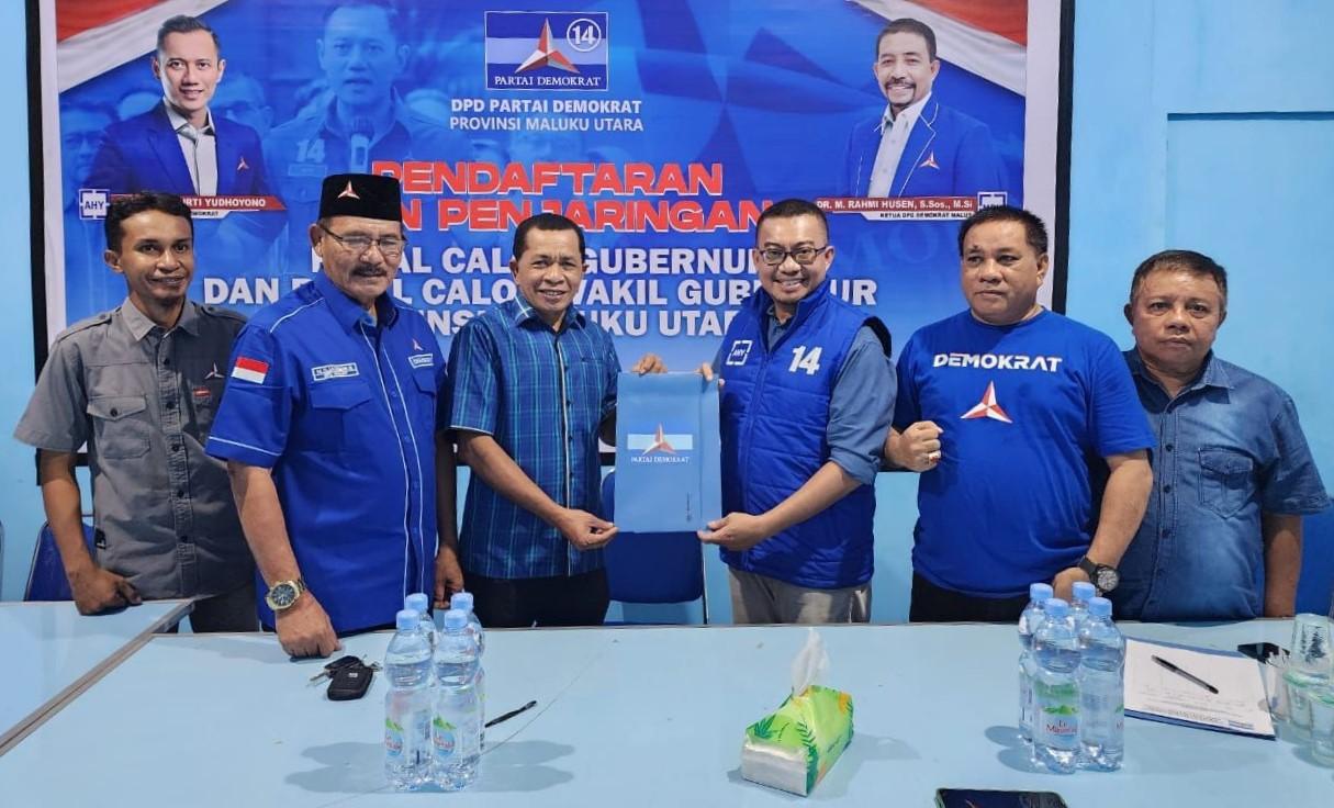 Pilgub Maluku Utara 2024, Demokrat Buka Penjaringan, Sultan Tidore dan Aliong Mus Langsung Daftar
