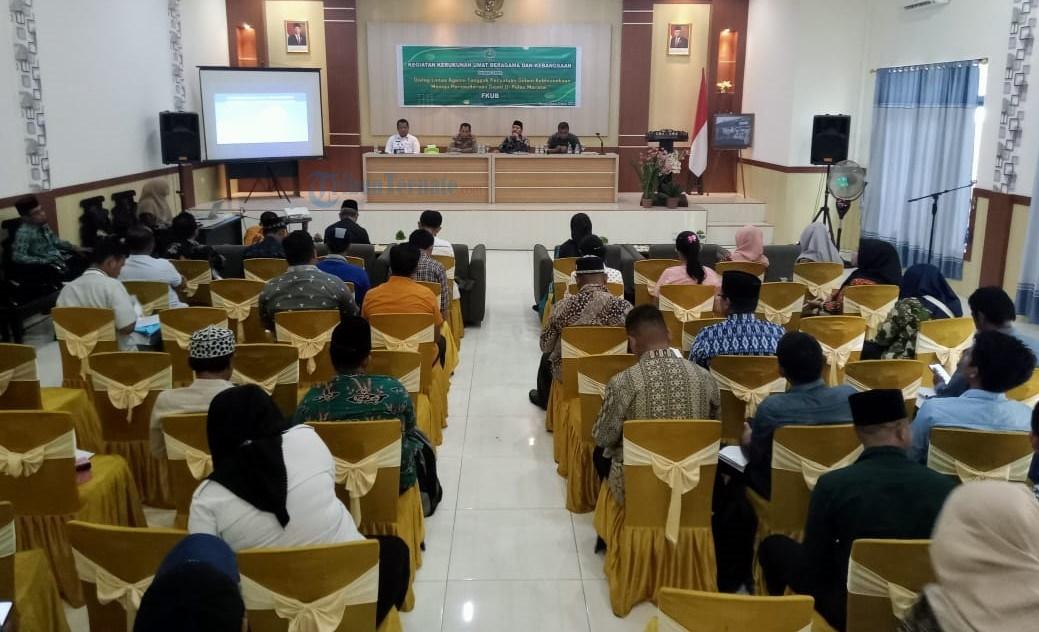 FKUB Bersama Kemenag Bahas Harmonis Antar Agama di Morotai Lewat Dialog