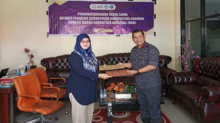 Cegah Narkoba di Kampus, FK Unkhair Ternate dan BNN Maluku Utara Jalin Kerja Sama