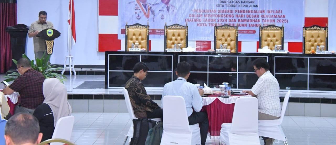 TPID Tidore Gelar Rakor Pengendalian Inflasi Jelang Nataru