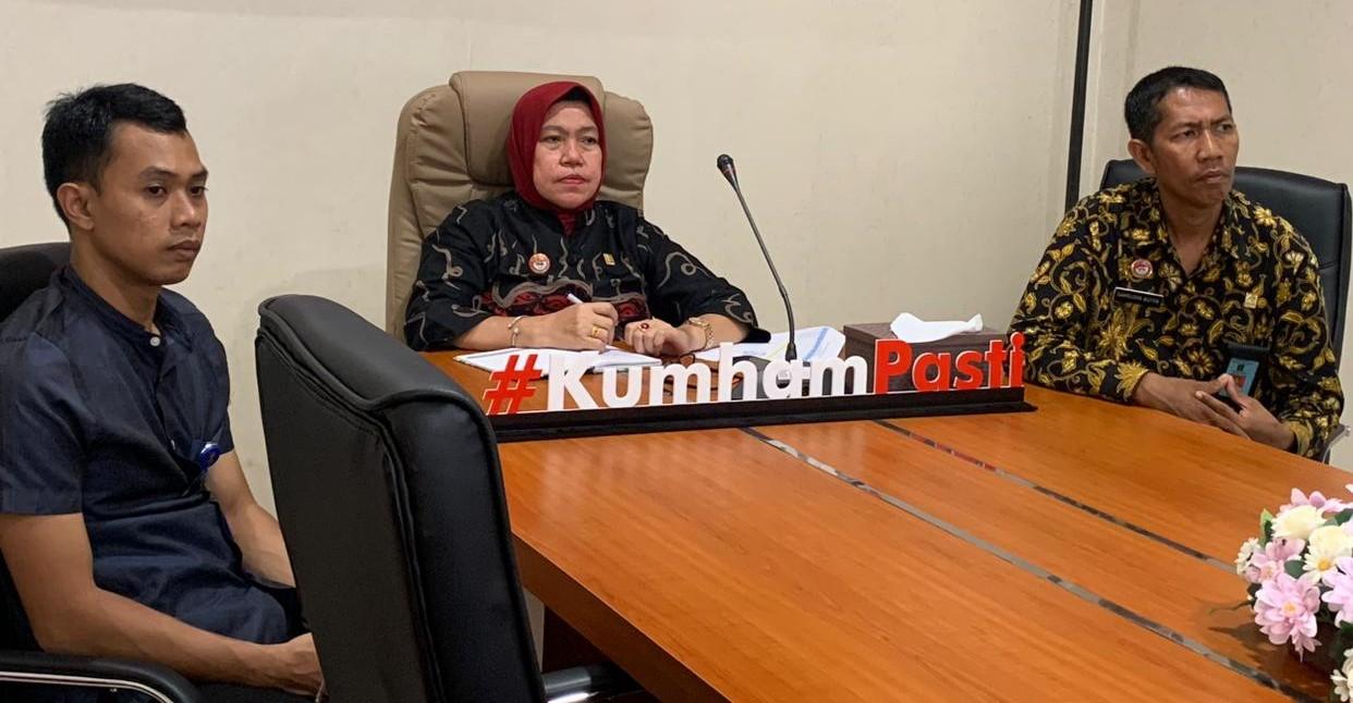 Kemenkumham Malut Bersama Dua Bidang Ini, Bahas Hasil Pemantauan Keamanan dan Kunjungan Saat Lebaran