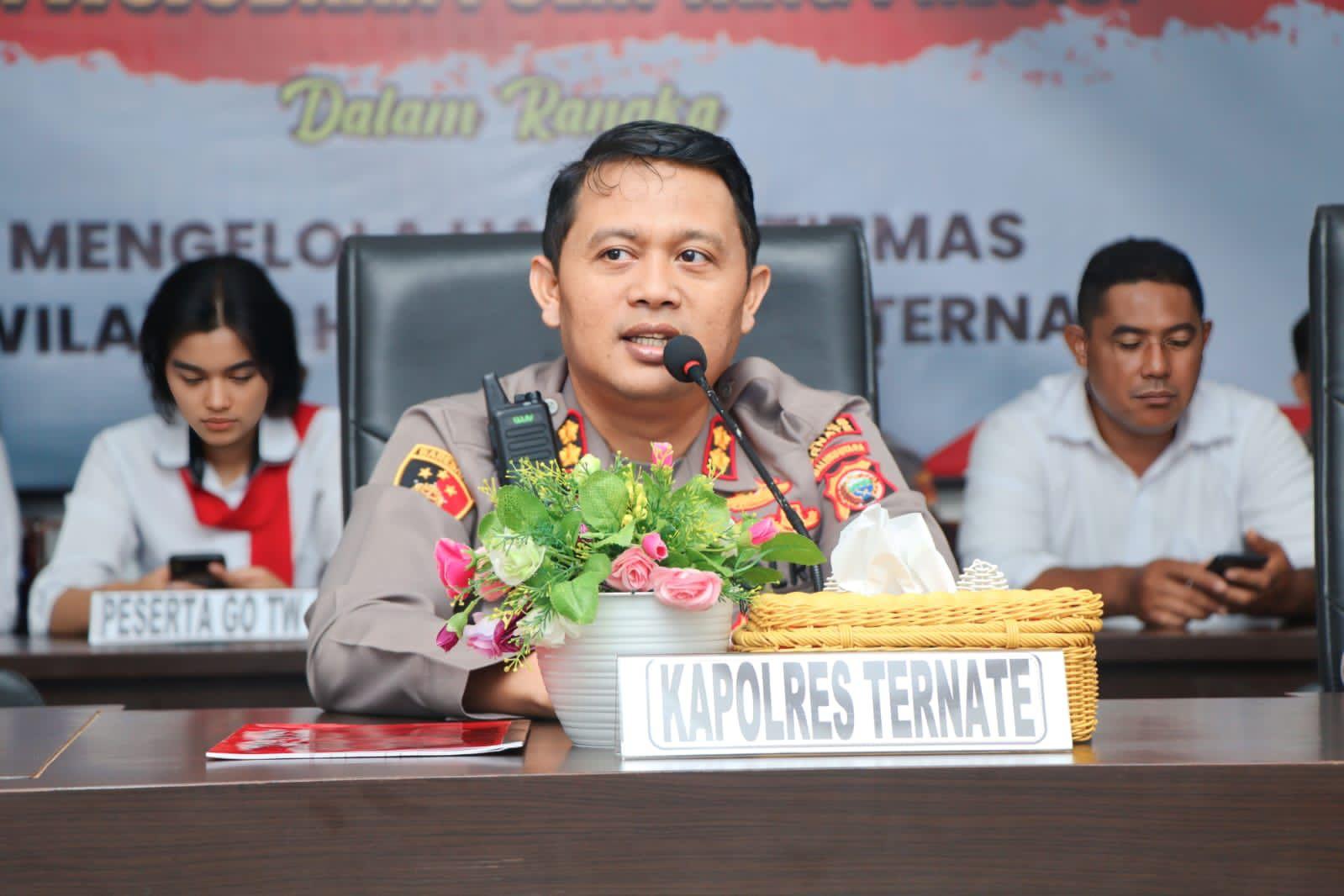 Evaluasi Kinerja Triwulan I 2023, Kapolres Sebut Miras Pemicu Tindak Kejahatan di Ternate