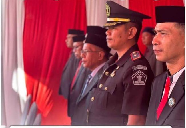 Karutan Kelas IIB Soasiu Hadiri Upacara Hari Sumpah Pemuda di Kantor Wali Kota Tidore Maluku Utara