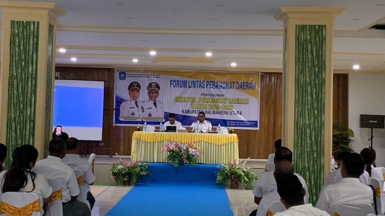 Wakil Bupati Halmahera Utara Kasman Hi Ahmad Hadiri Forum Lintas Perangkat Daerah