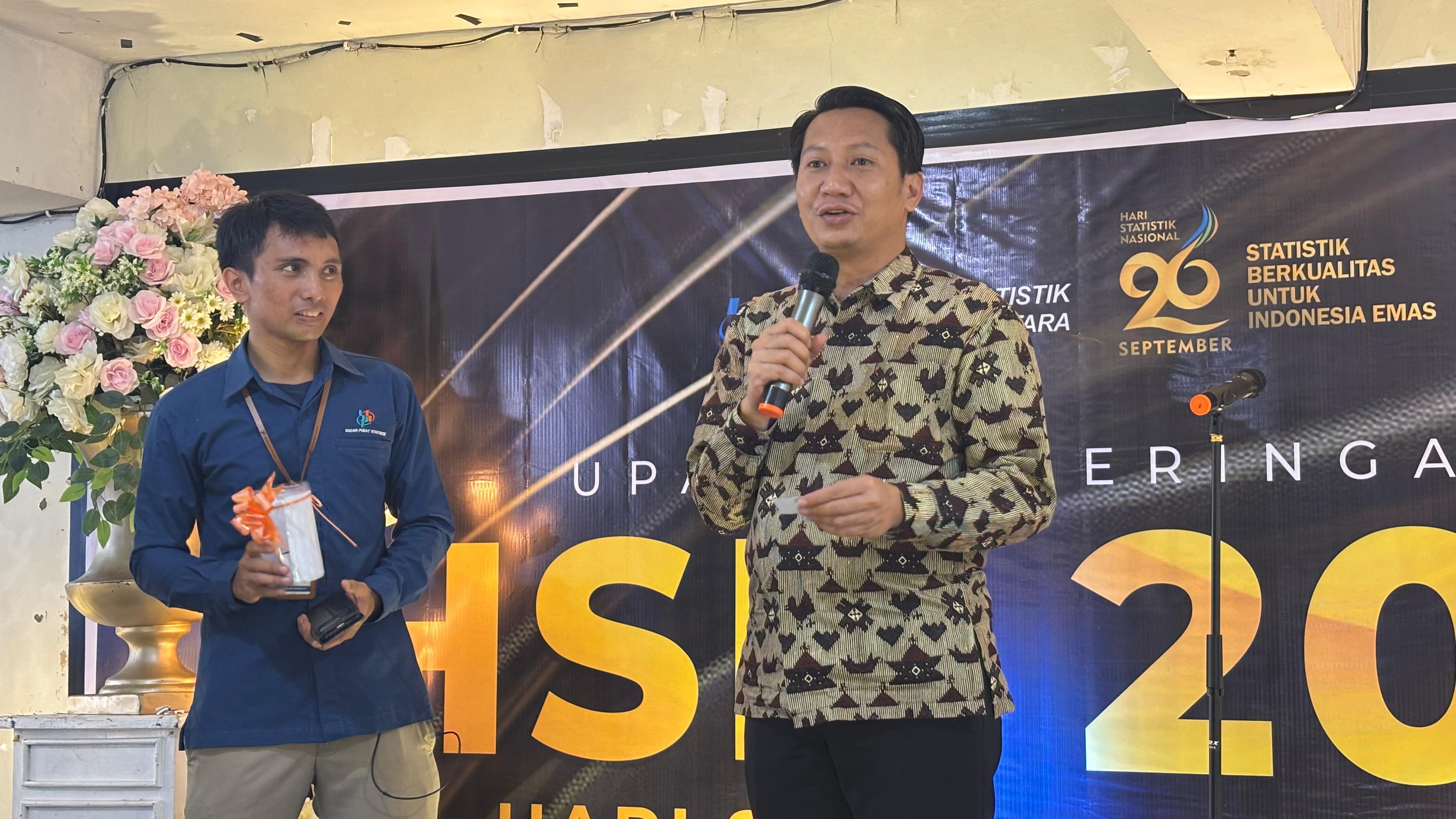 Beri Penghargaan ke Bappeda Maluku Utara, BPS Ajak Tingkatkan Kolaborasi untuk Data Berkualitas