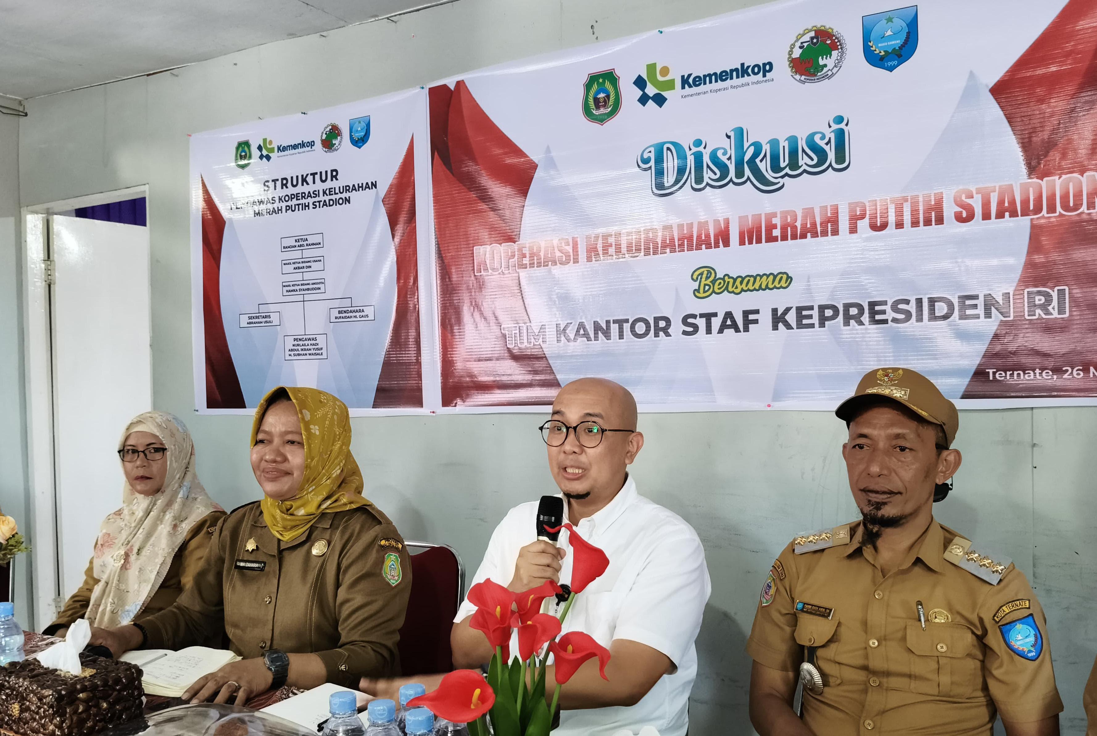 Tim Kantor Staf Presiden Tinjau Percepatan Koperasi Merah Putih di Ternate