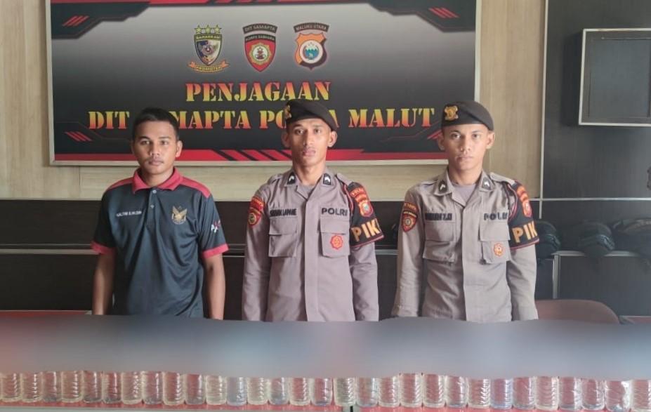 Lagi dan Lagi, Polda Maluku Utara Gagalkan Peredaran Cap Tikus di Ternate