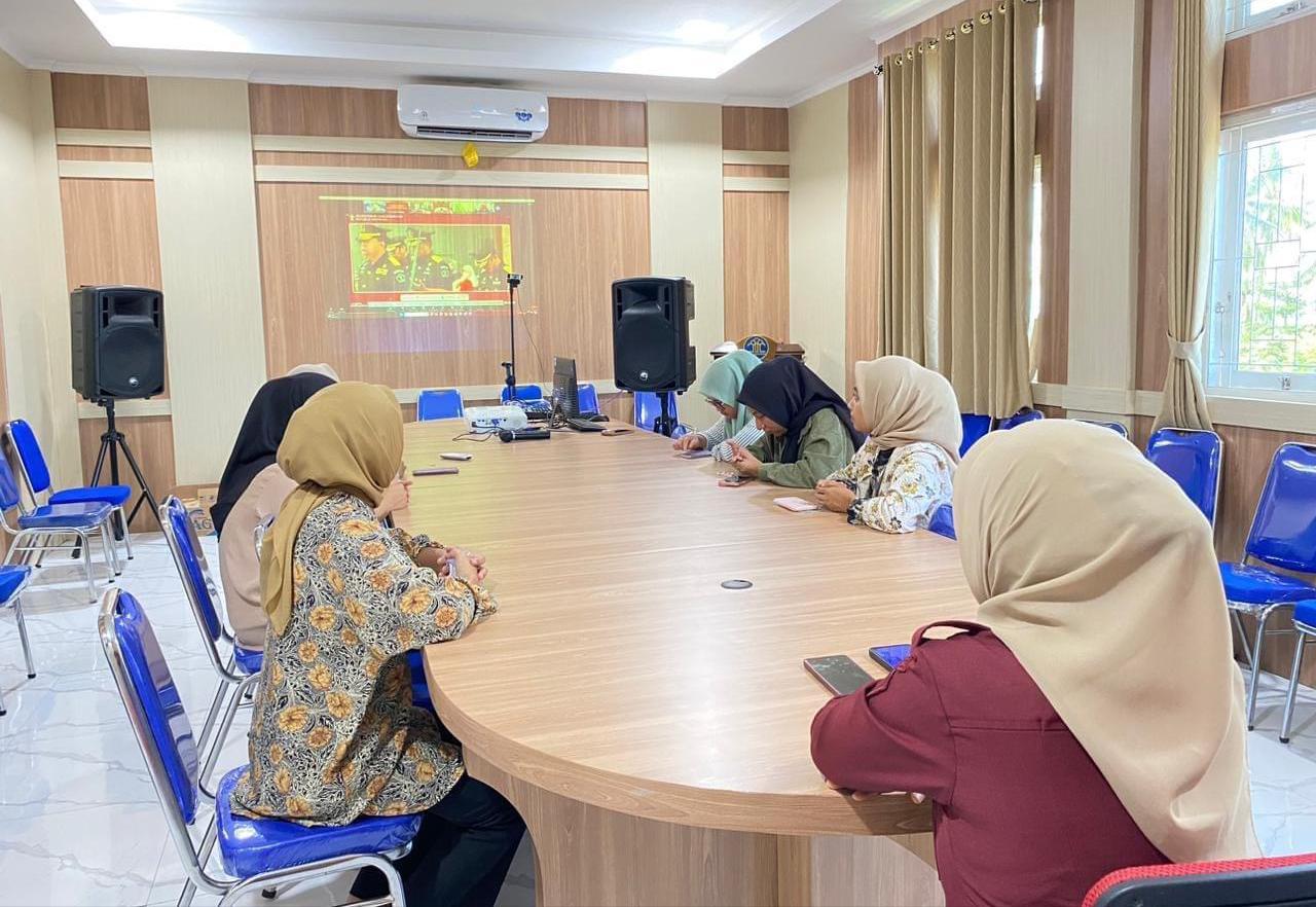 Secara Virtual, Lapas Perempuan Ternate Hadiri Rapat dengan Menkumham RI