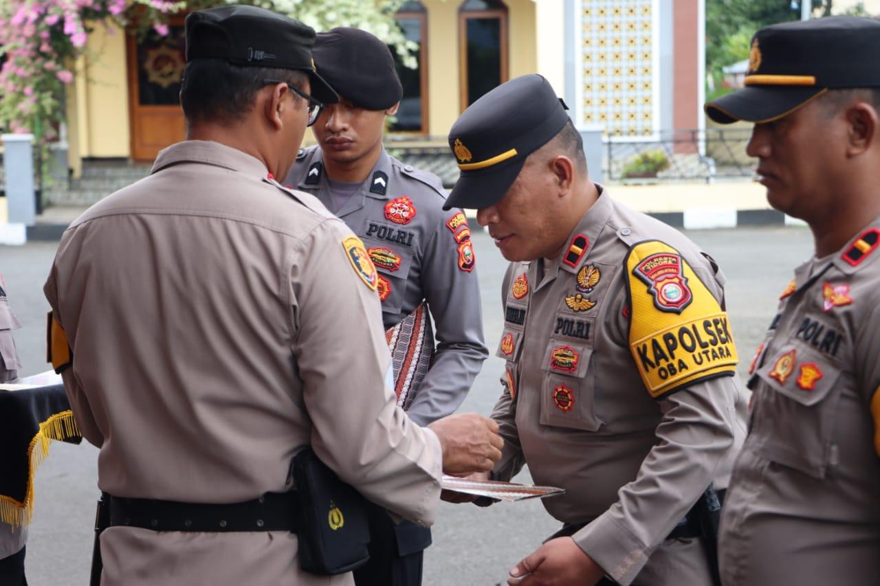 Karena Prestasi, Lima Personel di Polresta Tidore Maluku Utara Terima Penghargaan