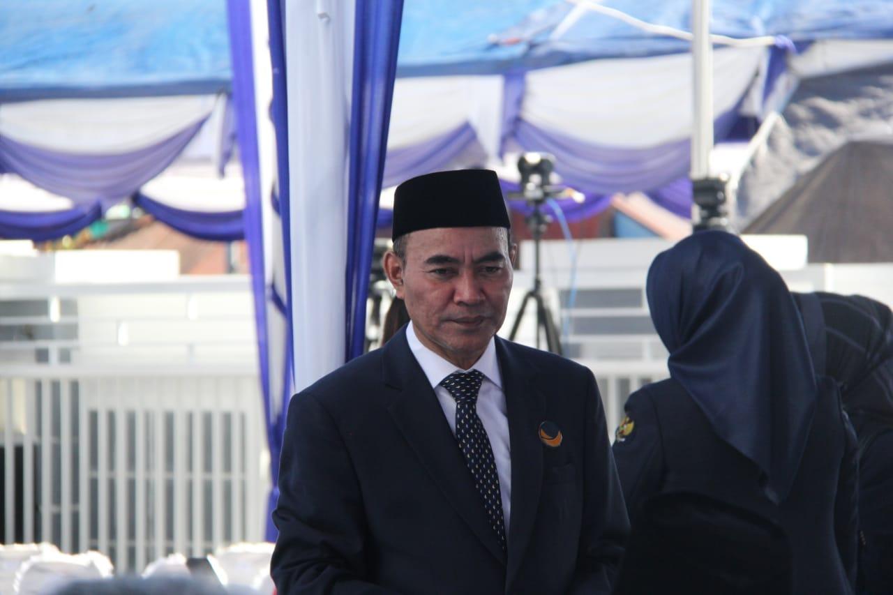 Hadir di Acara NasDem, Wabup Halmahera Barat Tegaskan Akan Kembali Berpasangan Dengan James Uang