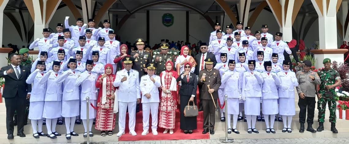 Sukses Kibarkan Merah Putih di Halmahera Timur, 40 Paskibraka Tuai Apresiasi