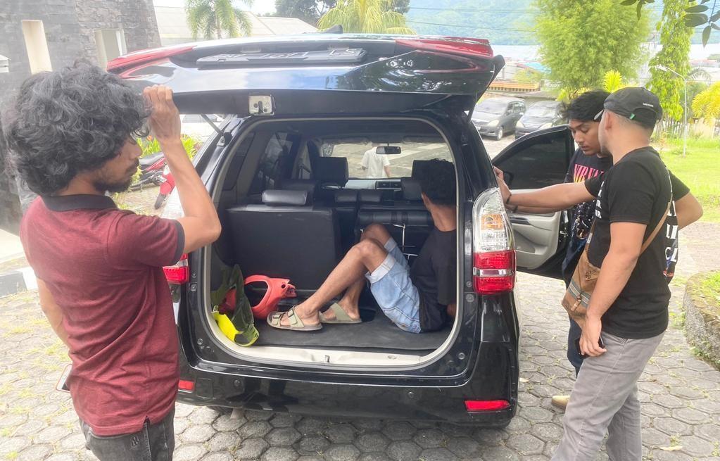 Resmob Macan Gamalama Tangkap Pelaku Pencurian Spesialis Aksesosir Motor di Ternate
