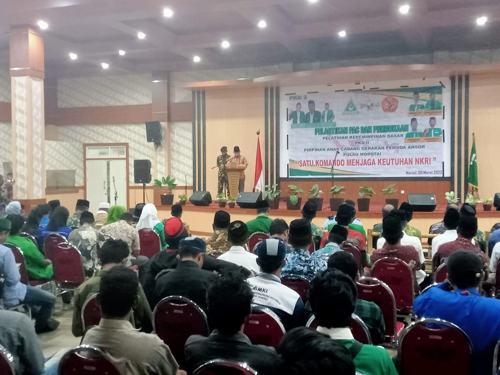 Pj Bupati Morotai Berharap GP Ansor Jadi Garda Terdepan dalam Menjaga Moderasi Beragama