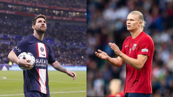 Guardiola Ungkap Perbedaan Erling Haaland dengan Lionel Messi: Bintang PSG Setingkat di Atasnya