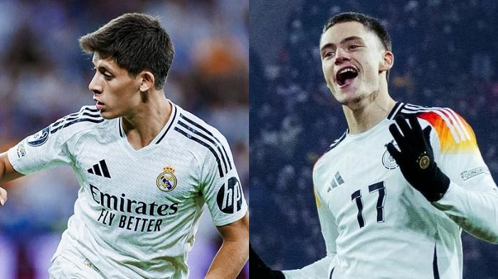 Pemain-Real-Madrid-Arda-Guler-dan-pemain-Bayer-Leverkusen-Florian-Wirtz.jpg