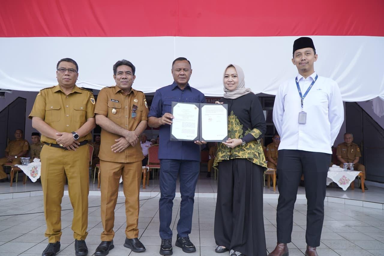 Pemkot Tidore Tandatangani Kerja Sama Asuransi Jiwa dengan PT Taspen