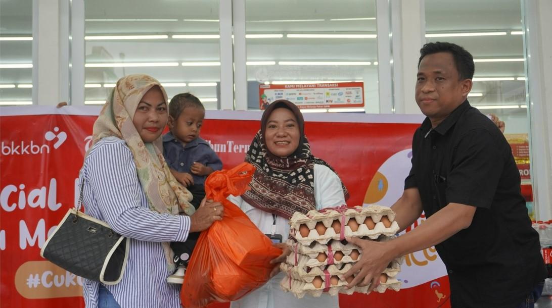 Bersama Tribunternate.com, PT Telkom Indonesia Salurkan Paket Nutrisi, Kampanye Cukup Dua Telur