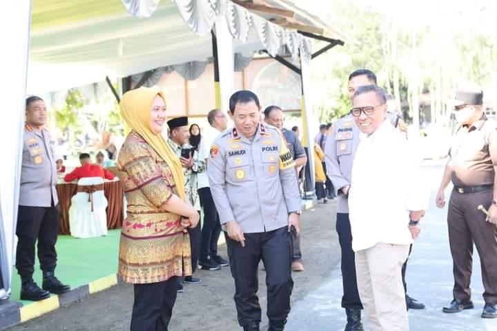 Ikram M Sangadji Sambut Hangat Kunker Wakapolda Maluku Utara ke Halmahera Tengah