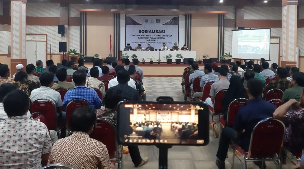 Pj Bupati Morotai Muhammad Umar Ali Apresiasi Program Jaksa Jaga Desa