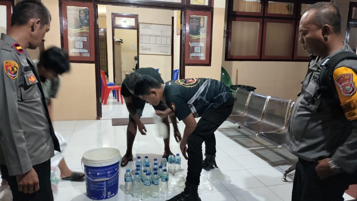 Polsek Weda Utara Halmahera Tengah Maluku Utara Gagalkan Peredaran Cap Tikus