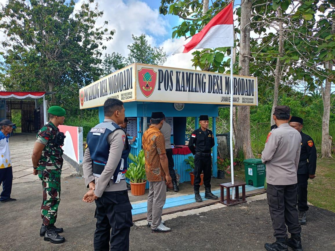 Mabes Polri Programkan Bangun Pos Kamling di Desa Morodadi Morotai