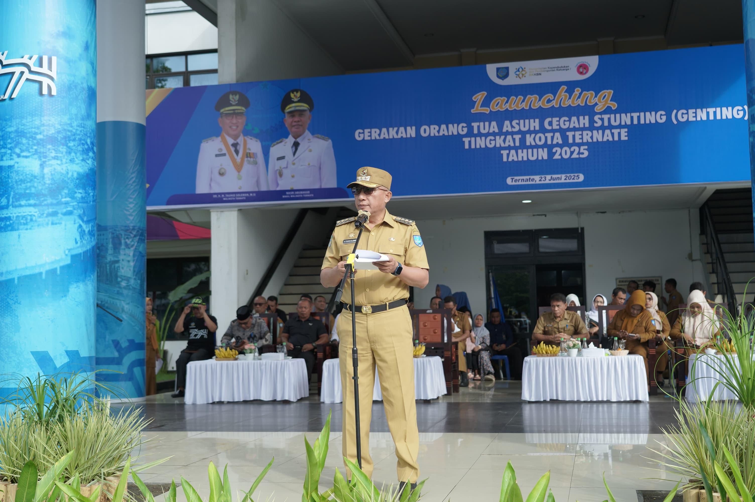Cegah Stunting, Pemkot Ternate Launching Program Genting