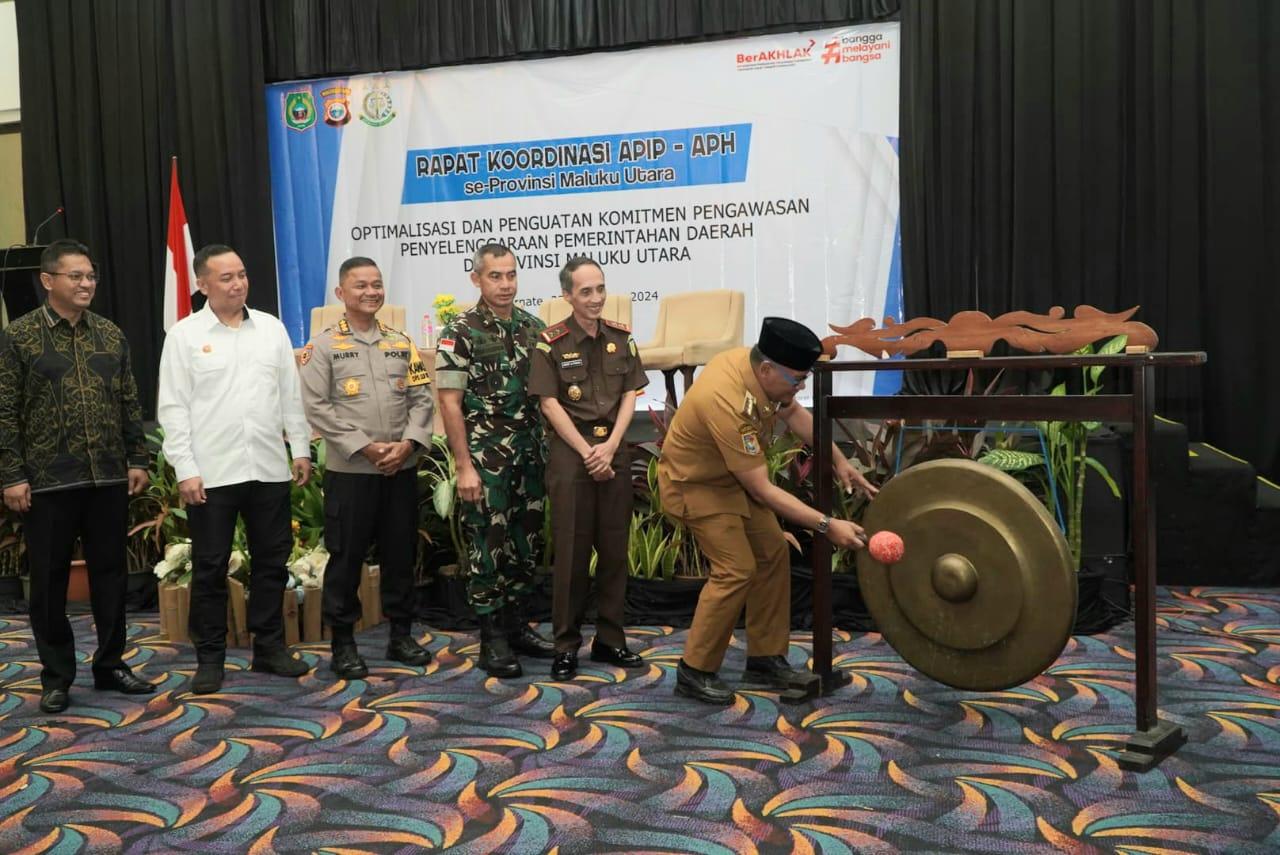 Berantas Korupsi, Pemprov Bersama APIP dan APH se Maluku Utara Gelar Rakor