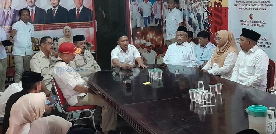 Dihadapan Kader dan Bacaleg, Muhaimin Syarif Gaungkan Kemenangan Gerindra Maluku Utara di Pileg 2024