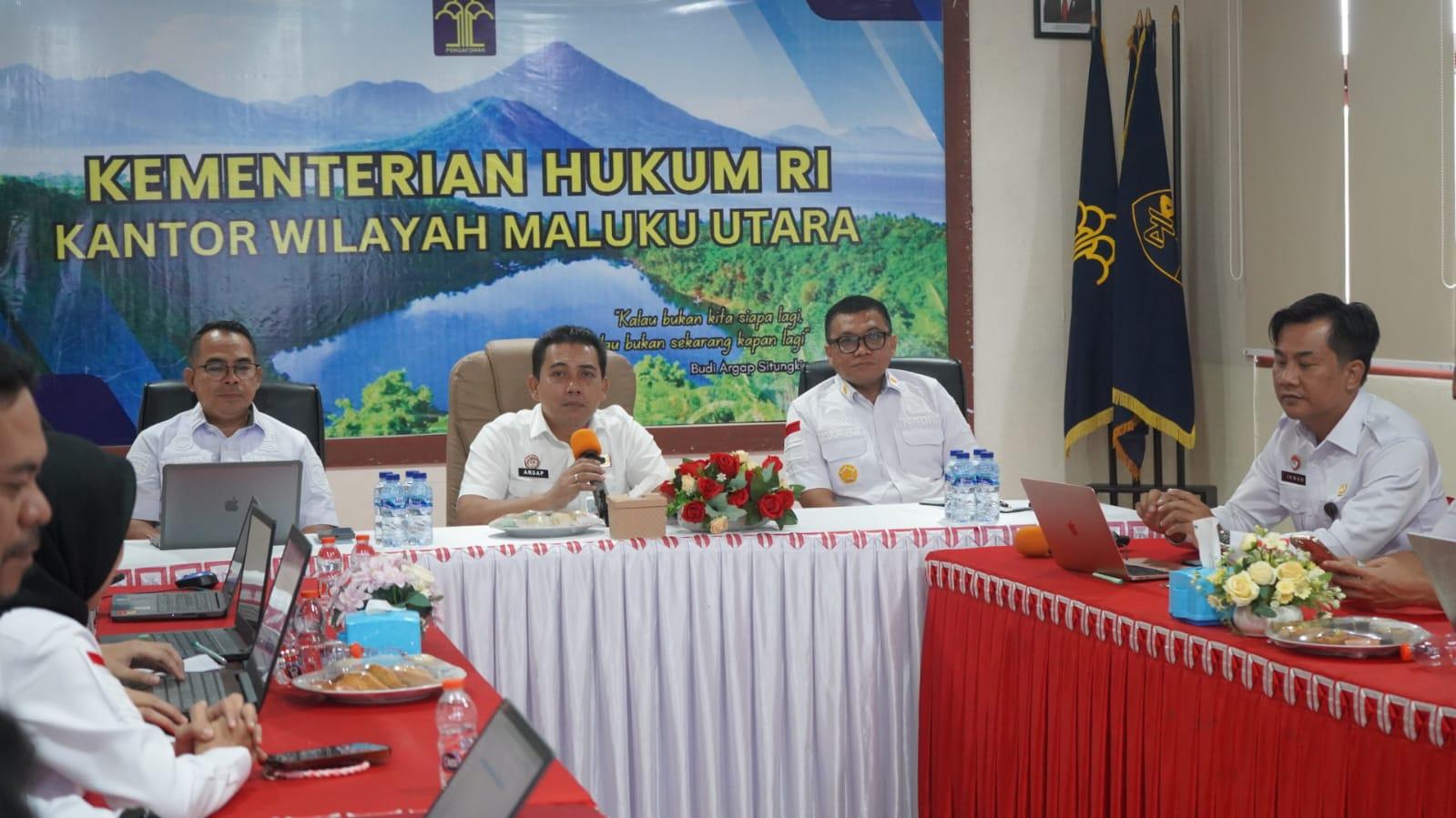 Evaluasi Zona Integritas, Kakanwil Kemenkum Malut: Pelayanan Publik Jadi Prioritas