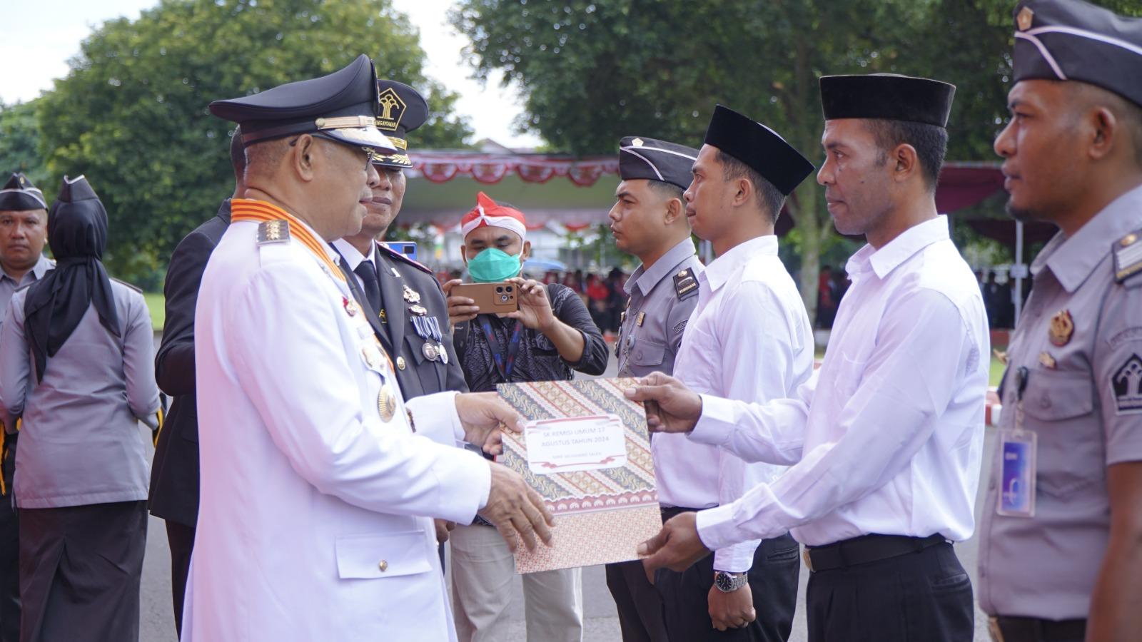 78 Warga Binaan Rutan Kelas II B Soasiu Kemenkumham Malut dapat Remisi Kemerdekaan