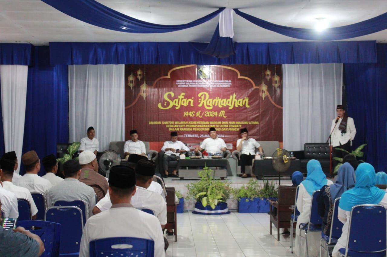 Ini Harapan Kakanwil Kemenkumham Malut pada Safari Ramadhan di Lapas Kelas II A Ternate - Safari-Ramadhan-Kemenkumham-Malut-di-Lapas-Kelas-II-A-Ternate.jpg