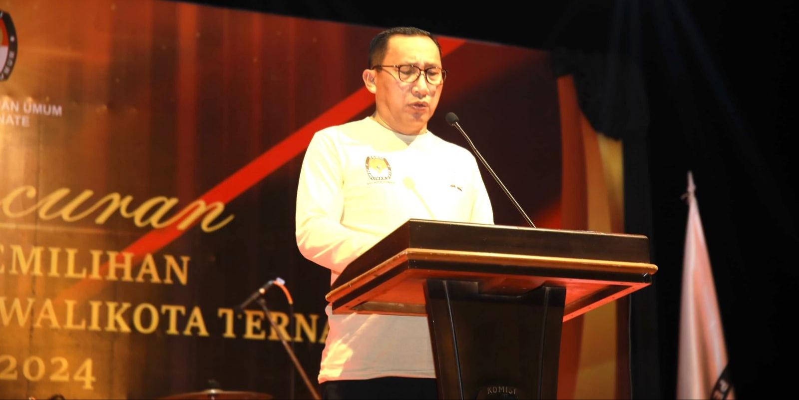 M Tauhid Soleman Ajak Warga Ternate Maluku Utara Ciptakan Pemilu Damai 2024