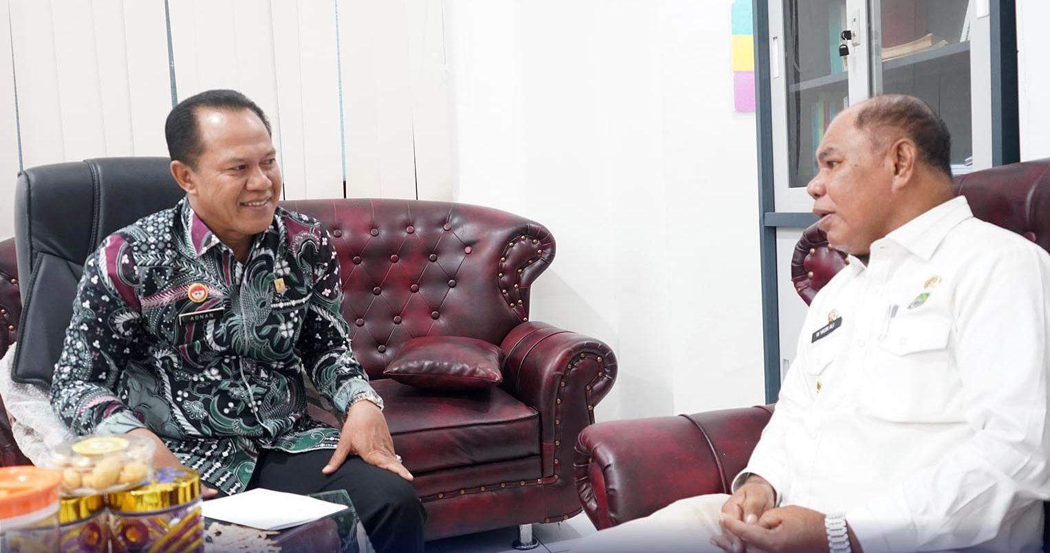 Kakanwil Kemenkumham Malut Menyambut Kunjungan Silaturahmi Wakil Gubernur Maluku Utara