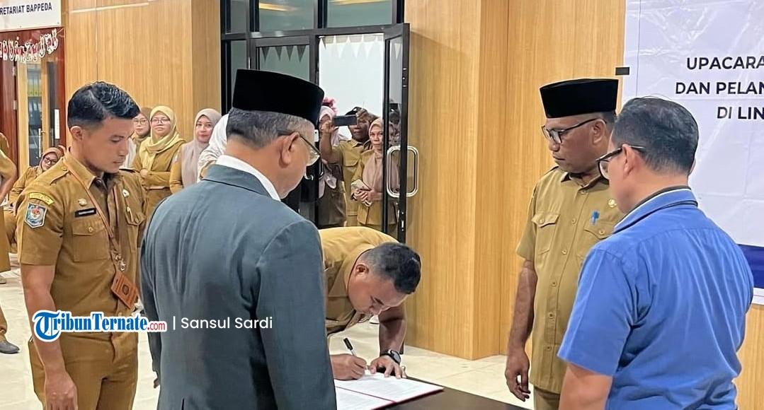 Syafruddin Dilantik Sebagai Pejabat Fungsional Ahli Madya Bappeda Maluku Utara