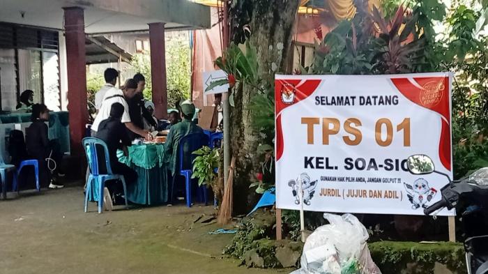 Hasil Penghitungan Suara Pilpres di TPS Sultan Ternate, Anies-Muhaimin Unggul