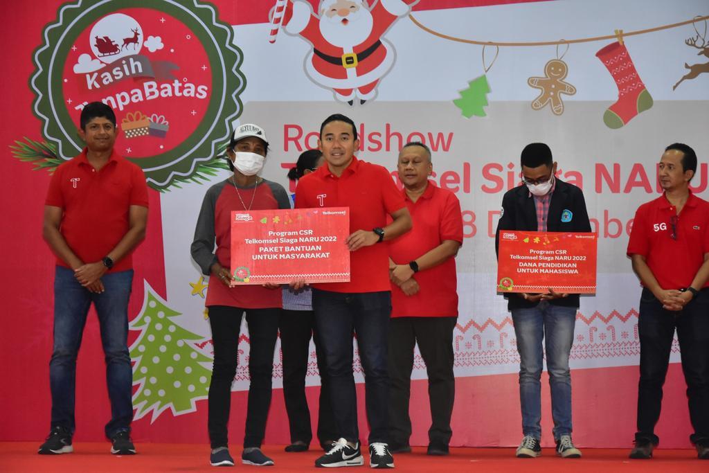 Telkomsel Siaga Berbagi Kasih Tanpa Batas di Momen Natal 2022